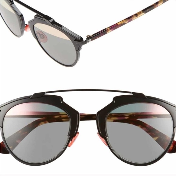 Dior So Real Sunglasses Black Tortoiseshell Pink - Picture 1 of 7